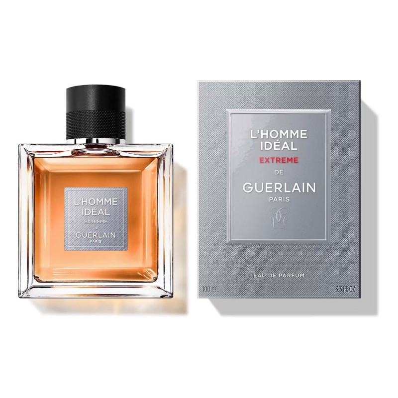 "Guerlain L'Homme Idéal Extrême: Warm, spicy, woody, almond." "Guerlain L'Homme Idéal Extrême: Warm, spicy, woody, almond."