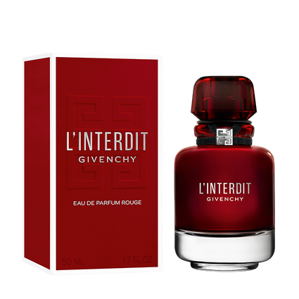 "Givenchy L'Interdit Rouge: A fiery, spicy, woody, floral."