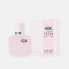 "Lacoste L12.12 Rose: A fresh, fruity, floral, feminine scent."