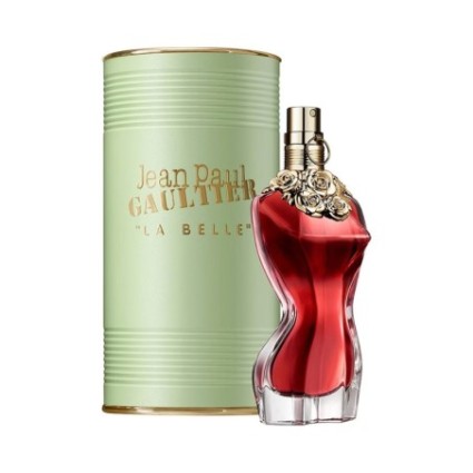 "JPG La Belle: A seductive, vanilla, pear, oriental gourmand."