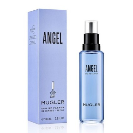 "Mugler Angel Refill: An iconic, sweet, patchouli, gourmand."