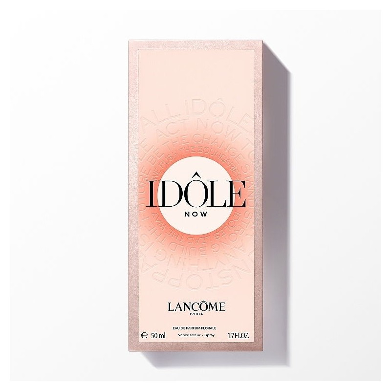 "Lancôme Now: A modern, floral, amber, empowering scent." "Lancôme Now: A modern, floral, amber, empowering scent."