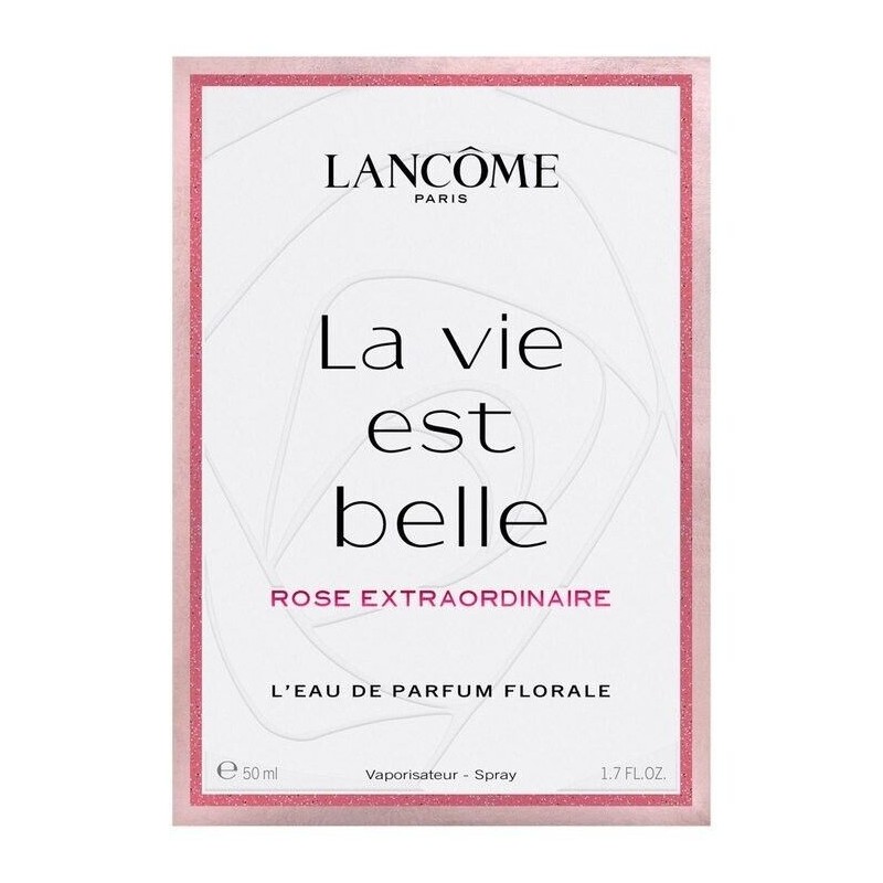"Lancôme La Vie Est Belle Rose Extraordinaire: Rich, opulent rose." "Lancôme La Vie Est Belle Rose Extraordinaire: Rich, opulent rose."