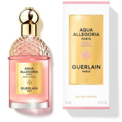 "Guerlain Aqua Allegoria Forte Rosa Rossa: A vibrant, intense, rose."