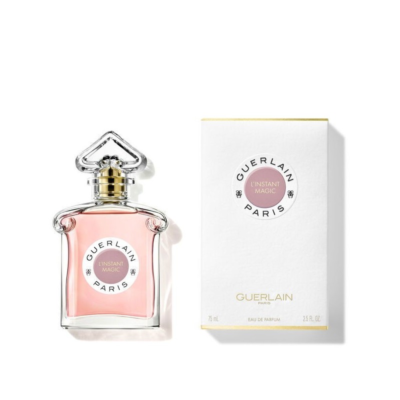 "Guerlain L'Instant Magic: A soft, powdery, musky, vanilla." "Guerlain L'Instant Magic: A soft, powdery, musky, vanilla."