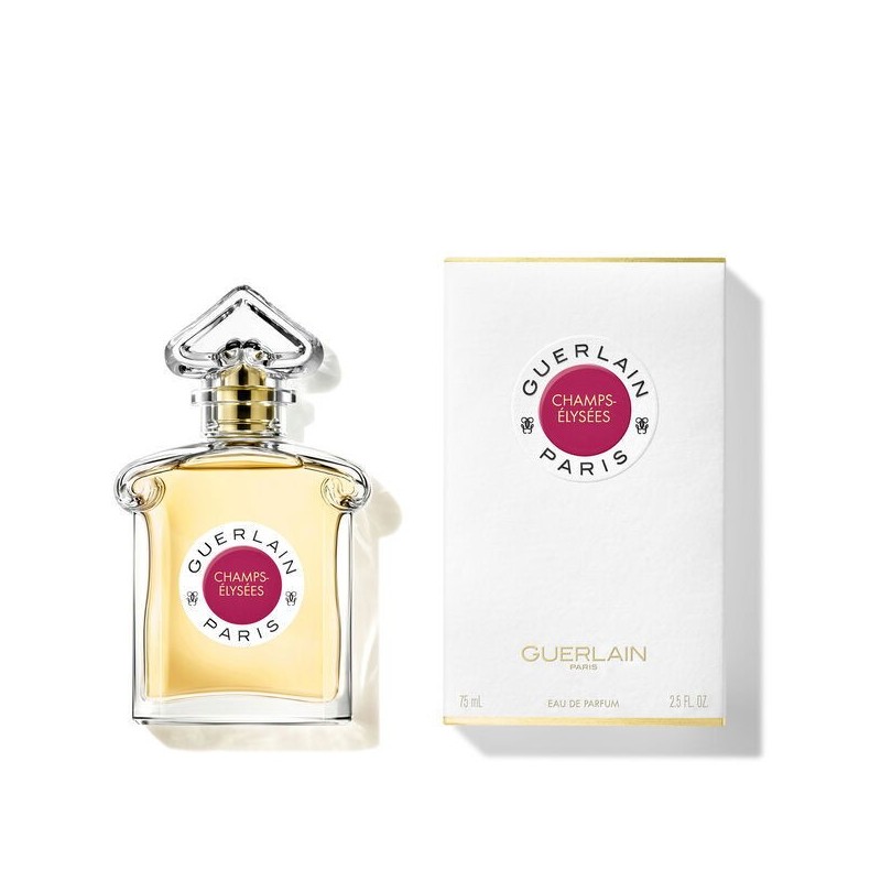 "Guerlain Champs Elysées EDP: A sparkling, vibrant, floral." "Guerlain Champs Elysées EDP: A sparkling, vibrant, floral."