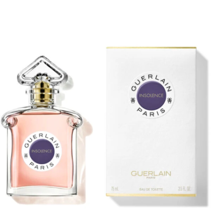 "Guerlain Insolence EDT: A playful, fruity, powdery, violet."