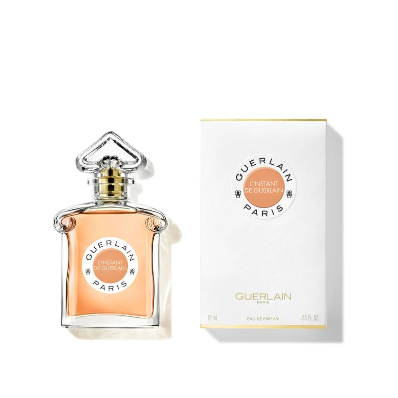 "Guerlain L'Instant Femme EDP: A luminous, floral, honey, amber." "Guerlain L'Instant Femme EDP: A luminous, floral, honey, amber."