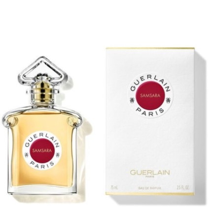 "Guerlain Samsara EDP: A warm, woody, rich, sandalwood, floral."