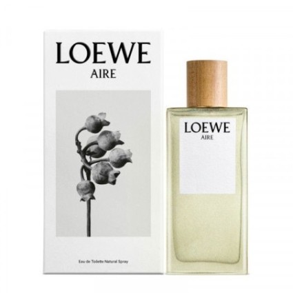 "Loewe Aire: A soft, fresh, green, floral, timeless elegance."