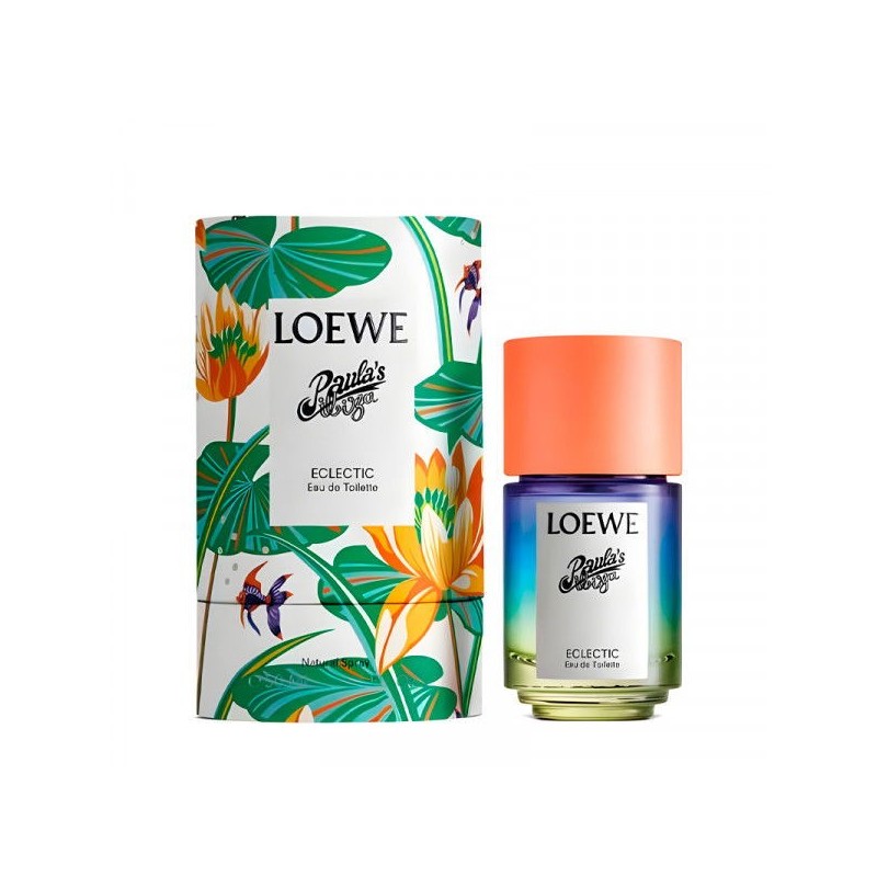 "Loewe Paula's Ibiza Eclectic: Floral, woody, gourmand, unique, cheerful." "Loewe Paula's Ibiza Eclectic: Floral, woody, gourmand, unique, cheerful."