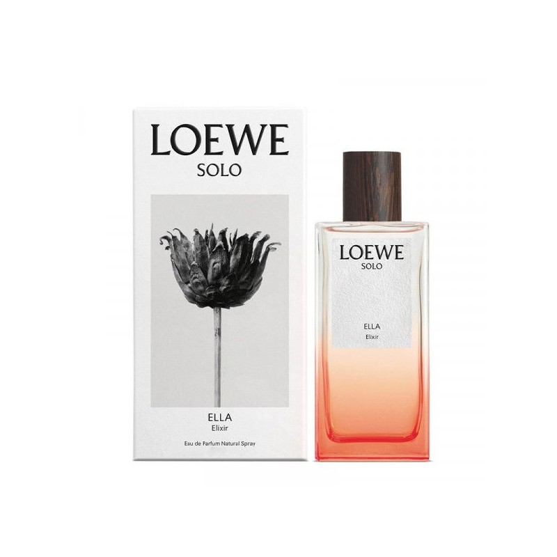 "Loewe Solo Ella Elixir: Intense, gourmand, floral, warm, sweet, rich." "Loewe Solo Ella Elixir: Intense, gourmand, floral, warm, sweet, rich."