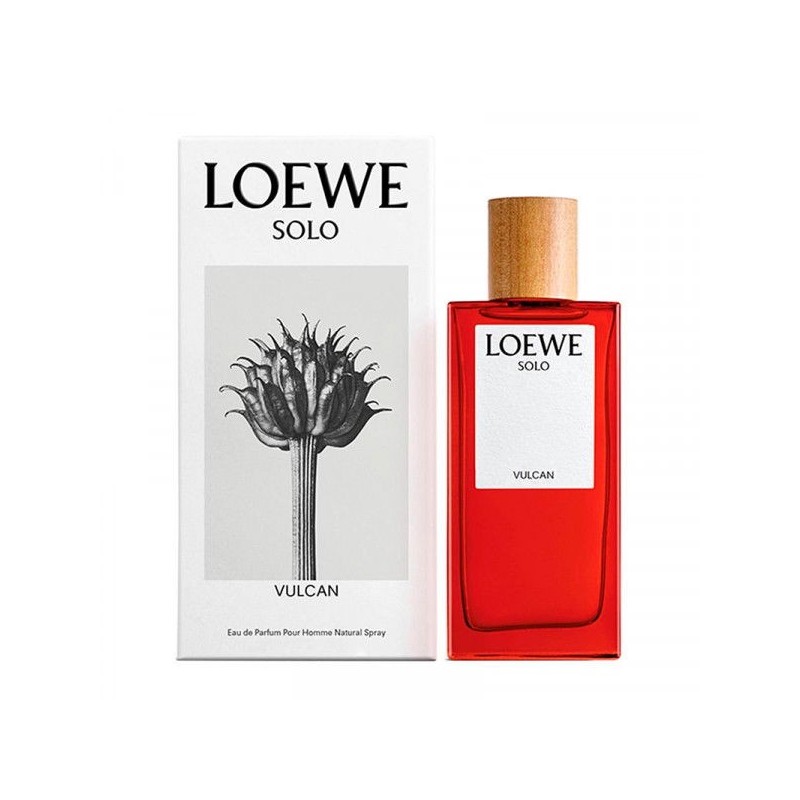 "Loewe Solo Vulcan: Spicy, woody, intense, fiery, aromatic." "Loewe Solo Vulcan: Spicy, woody, intense, fiery, aromatic."