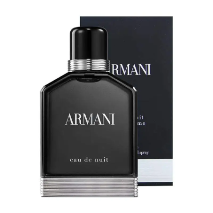 "Armani Eau de Nuit: A warm, spicy, amber, aromatic, elegant."