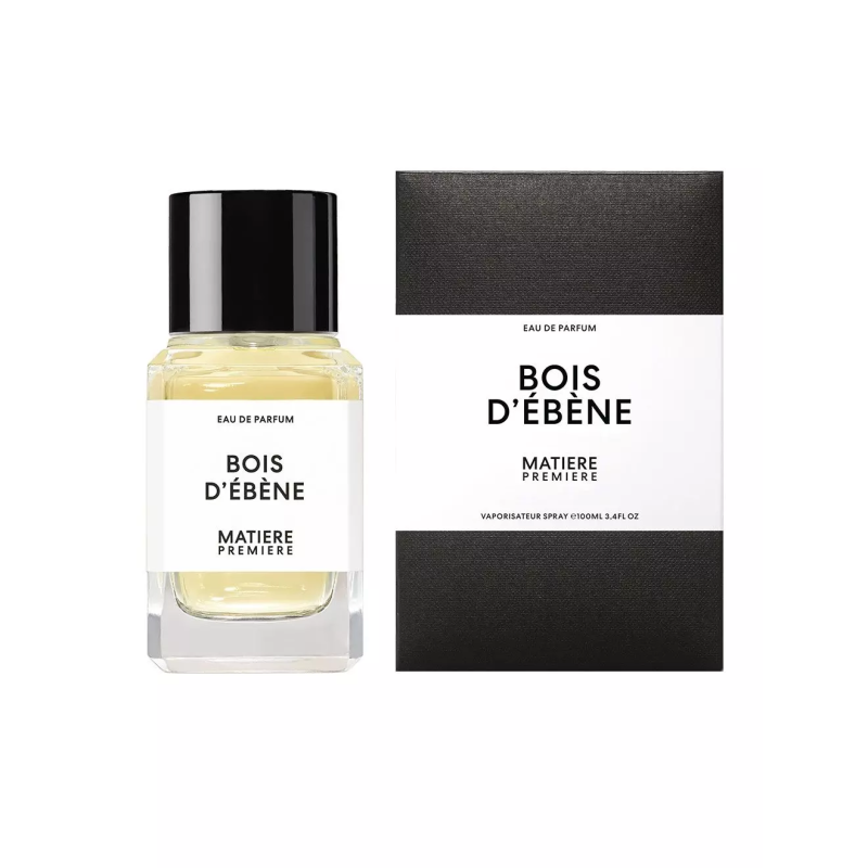 "Matière Première Bois d'Ebène: A dark, woody, amber, rich." "Matière Première Bois d'Ebène: A dark, woody, amber, rich."