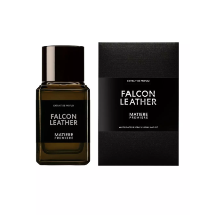 "Matière Première Falcon Leather Extrait: Deep, intense, leather."