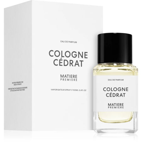 "Matière Première Cologne Cédrat: A zesty, vibrant, fresh citrus."
