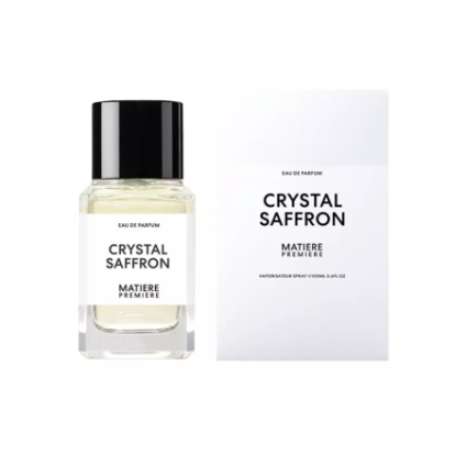 "Matière Première Crystal Saffron: A luminous, spicy, woody saffron."