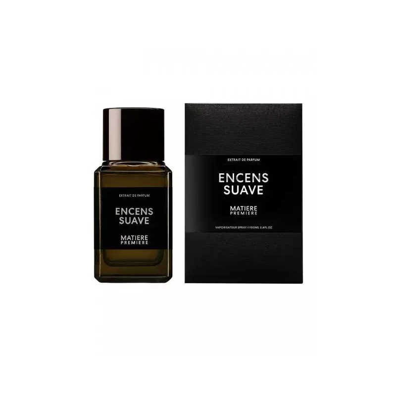"Matière Première Encens Suave Extrait: Deep, rich, warm incense." "Matière Première Encens Suave Extrait: Deep, rich, warm incense."