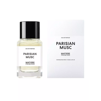 "Matière Première Parisian Musc: A clean, woody, modern musk."