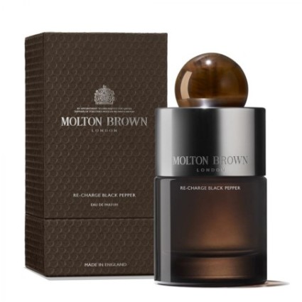 "Molton Brown Black Pepper: A bold, spicy, woody, invigorating."