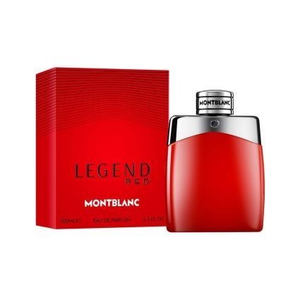 "Montblanc Legend Red: A vibrant, woody, spicy, fresh."