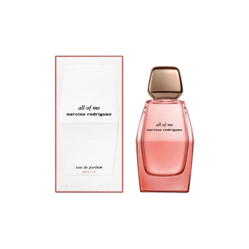 "Narciso All Of Me Intense: A deep, rich, amber, woody floral musk." "Narciso All Of Me Intense: A deep, rich, amber, woody floral musk."