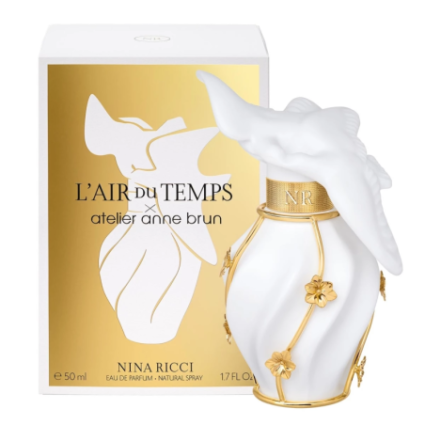 "Nina Ricci L'Air du Temps Anne Brun: A radiant, gold-infused floral."