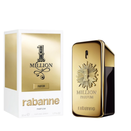 "Paco Rabanne 1 Million Parfum: A salty, leather, solar, amber."