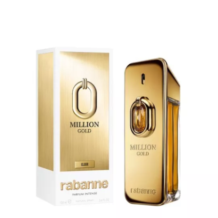 "Paco Rabanne 1 Million Gold Elixir: Rich, intense, sweet, amber."