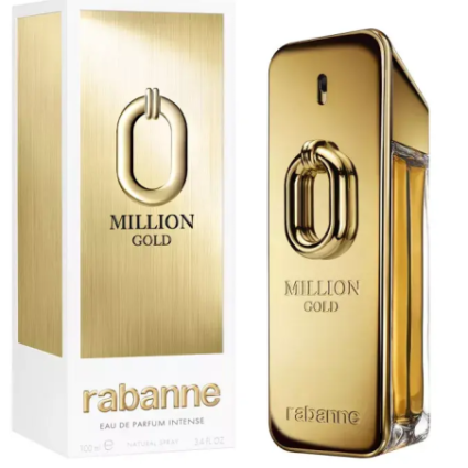 "Paco Rabanne 1 Million Gold Intense: Rich, warm, leather, amber."