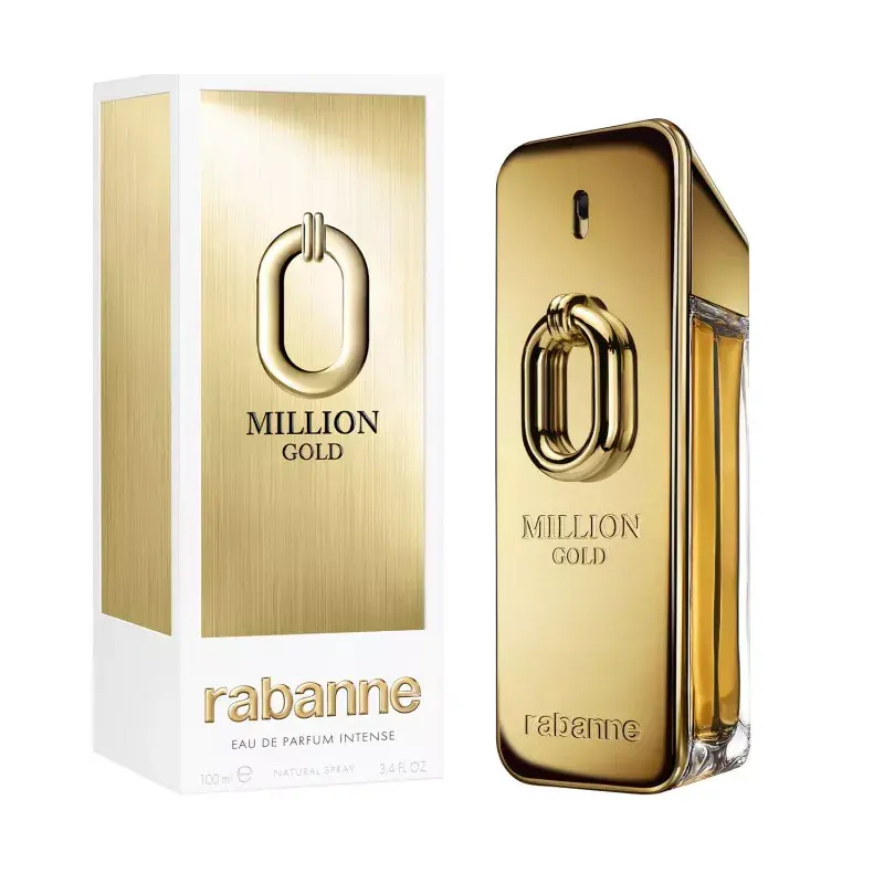 "Paco Rabanne 1 Million Gold Intense: Rich, warm, leather, amber." "Paco Rabanne 1 Million Gold Intense: Rich, warm, leather, amber."