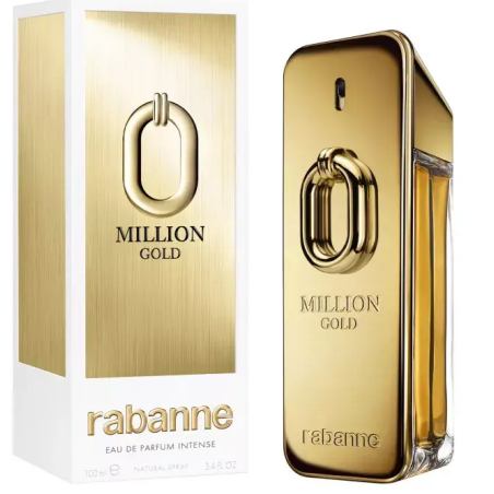 "Paco Rabanne 1 Million Gold Intense: Rich, warm, leather, amber."