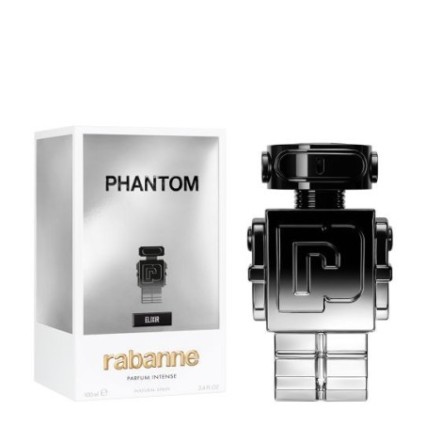 "Paco Rabanne Phantom Elixir: Intense, vanilla, lavender, woody."