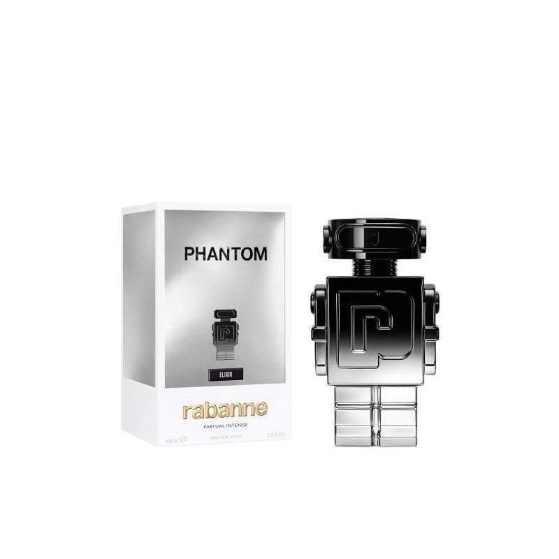 "Paco Rabanne Phantom Elixir: Intense, vanilla, lavender, woody." "Paco Rabanne Phantom Elixir: Intense, vanilla, lavender, woody."