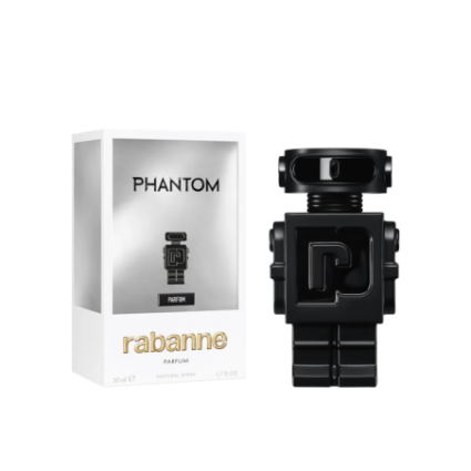 "Paco Rabanne Phantom Parfum: A warm, lavender, vanilla, vetiver."
