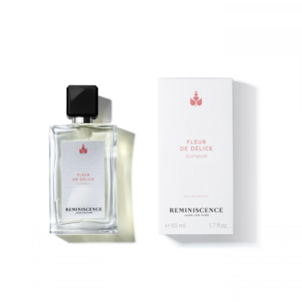 "Réminiscence Fleur de Délice: A sweet, gourmand, marshmallow."