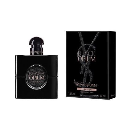 "YSL Black Opium Le Parfum: An ultra-dark, vanilla, coffee, intense."