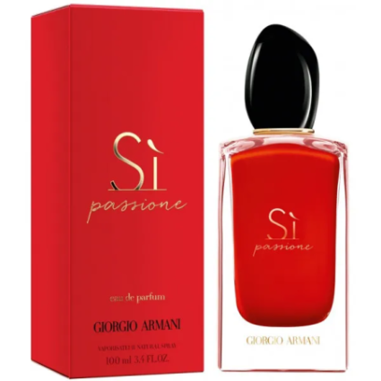 "Armani Sì Passione: A bold, fruity, floral, rosy, vibrant."