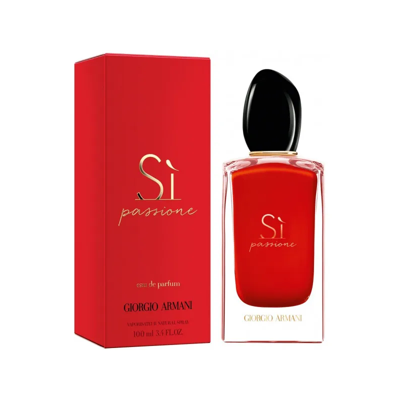 "Armani Sì Passione: A bold, fruity, floral, rosy, vibrant." "Armani Sì Passione: A bold, fruity, floral, rosy, vibrant."