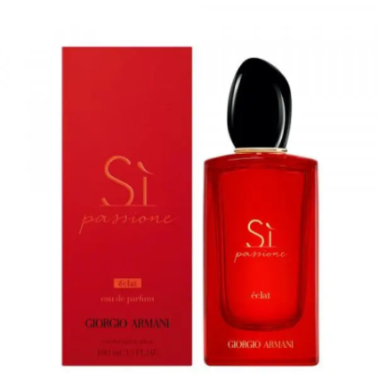 "Armani Sì Passione Éclat: A bright, blackcurrant, rose, fresh."