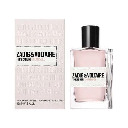 "Z&V This is Her Undressed: A soft, solar, musky, skin scent."