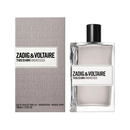 "Z&V This is Him Undressed: A fresh, woody, aquatic, musky."