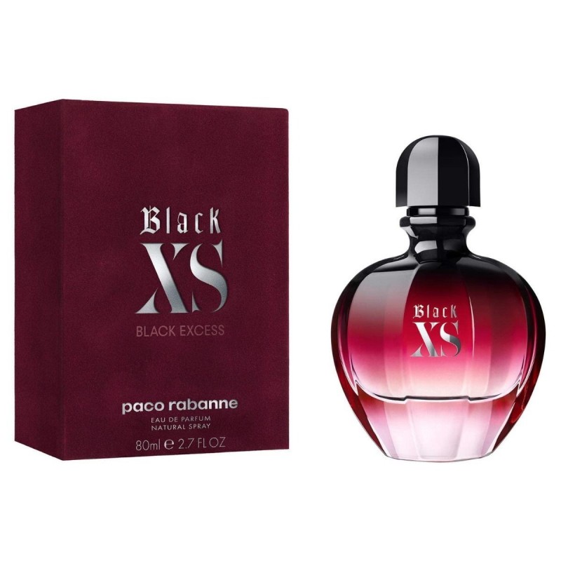 "Paco Rabanne Black XS for Her: A sweet, fruity, dark, vanilla." "Paco Rabanne Black XS for Her: A sweet, fruity, dark, vanilla."