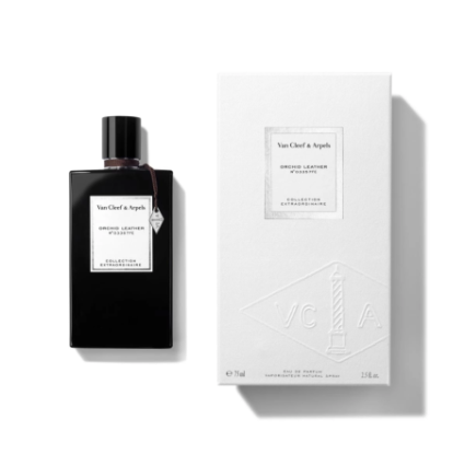 "VCA Orchid Leather: A dark, spicy, floral, animalic leather."