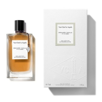"VCA Orchidée Vanille: A sweet, floral, chocolate vanilla."