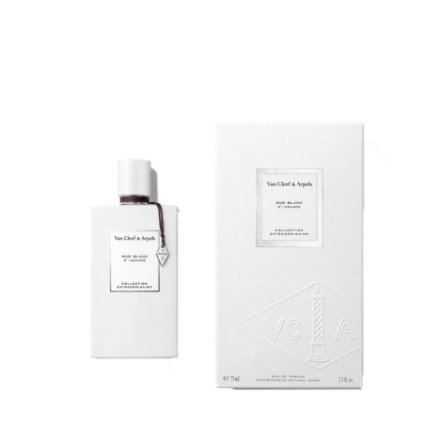 "VCA Oud Blanc: A clean, soft, musky, ethereal oud scent."