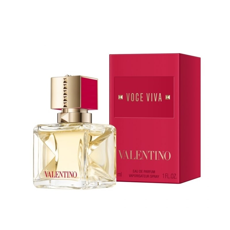 "Valentino Voce Viva: A modern, floral, citrus, vanilla, musky." "Valentino Voce Viva: A modern, floral, citrus, vanilla, musky."