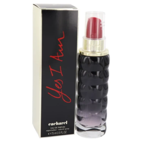 "Cacharel Yes I Am: A creamy, spicy, milk, raspberry, bold."