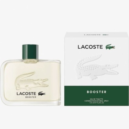 "Lacoste Booster: A fresh, aromatic, minty, sporty, vibrant."